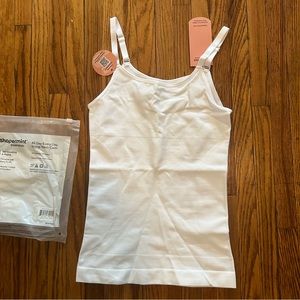 Brand new with tags Shapermint white “all day everyday scoop neck cami,” size M.